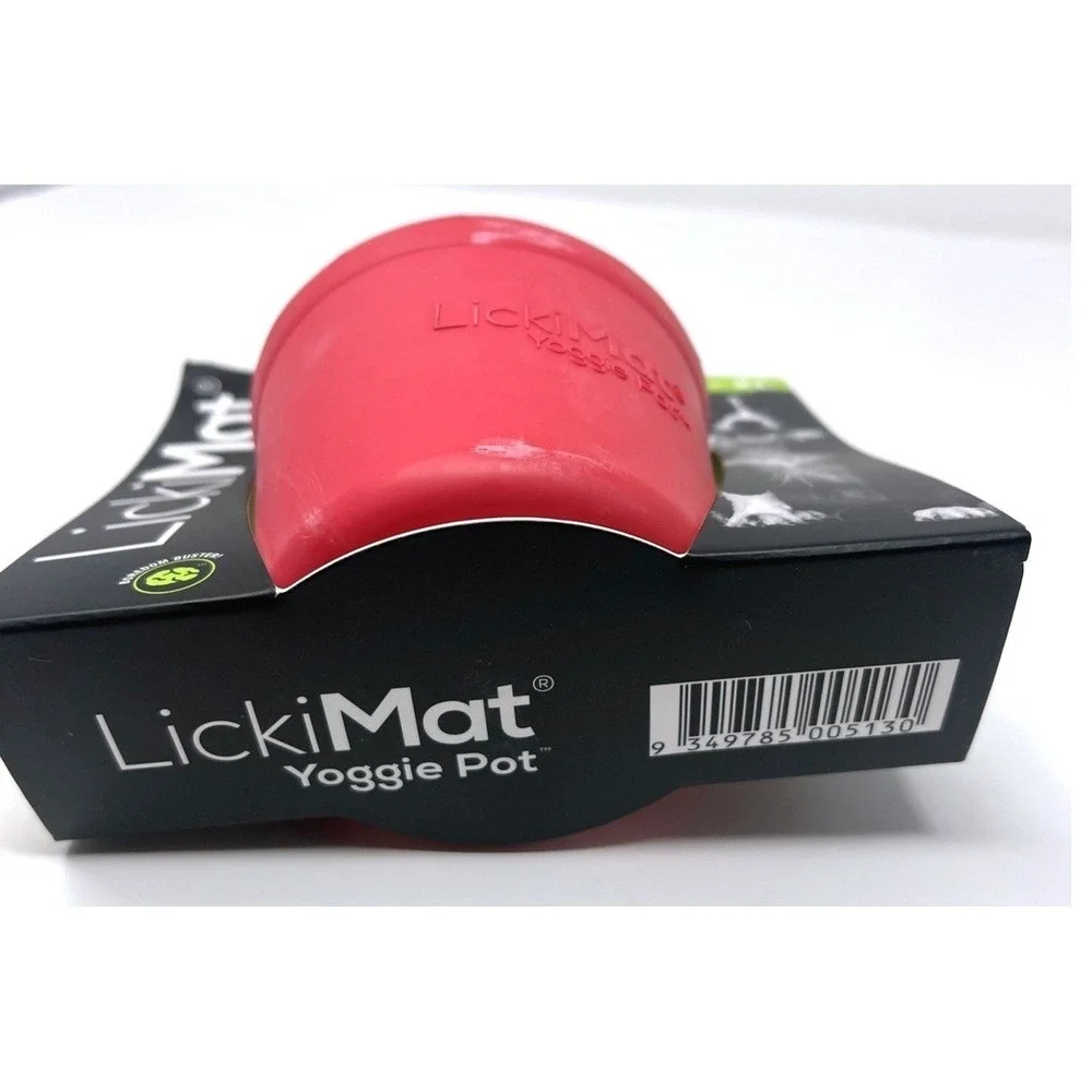 LickiMat Yoggie Pot Boredom Buster Feeder for Dogs Interactive Enrichment Xs-xl